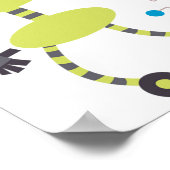 ロボット落書き ポスター (角)