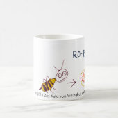 ロボット蜂のマグ コーヒーマグカップ (中央)