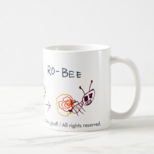 ロボット蜂のマグ コーヒーマグカップ