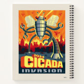 ロボット蝉 ノートブック (裏面)