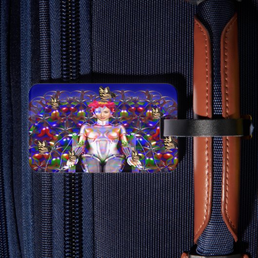 ロボット蝶ラゲッジタグ ラゲッジタグ (裏面インサイチュ2)