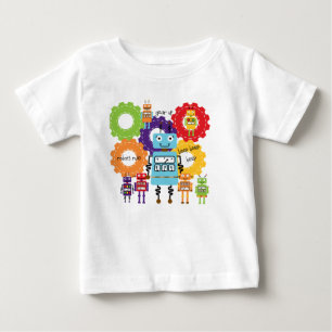 ロボット規則 ベビーTシャツ