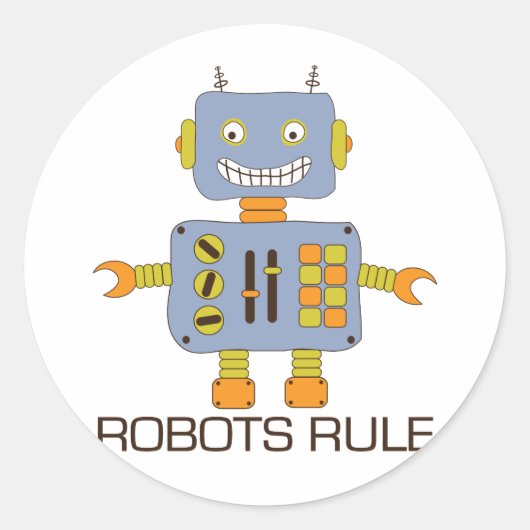 ロボット規則 ラウンドシール (正面)