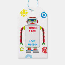 ロボット誕生日サンキューギフトラベル