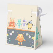 ロボット誕生日パーティーキッズ フェイバーボックス (裏面サイド)