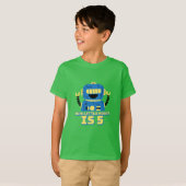 ロボット誕生日5年 Tシャツ (正面フル)