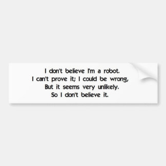 ロボット論理 バンパーステッカー