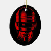 ロボット警官ヘルメット セラミックオーナメント (右)