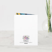 ロボット赤ちゃんを迎える準備 - ロボットベビーシャワー サンキューカード (裏面)