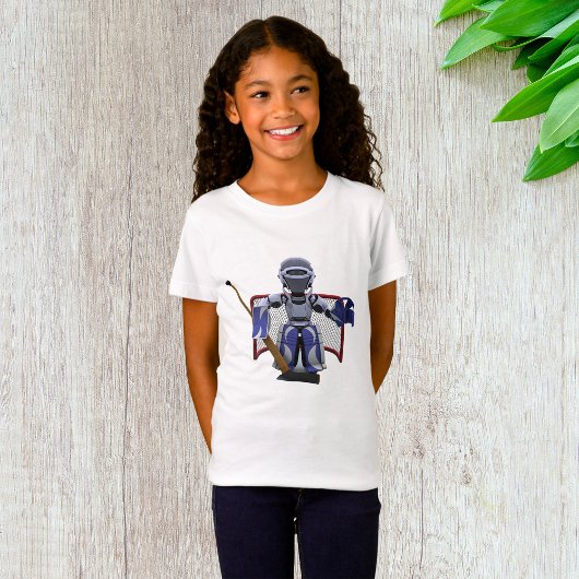 ロボット遊のアイスホッケースポーツ女子Tシャツ Tシャツ