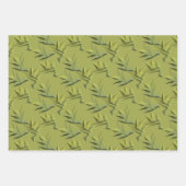 ロボット部品と電動花 ラッピングペーパーシート (正面2)