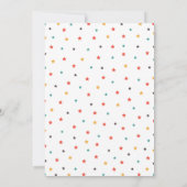 ロボット電子音の電子音の子供の誕生日のパーティの招待状 招待状 (裏面)