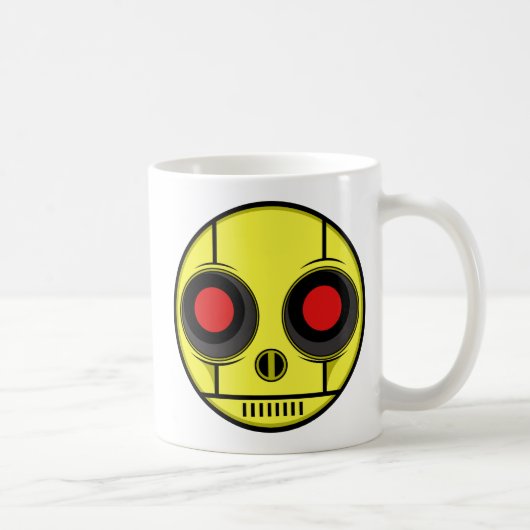 ロボット顔コーヒーマグ コーヒーマグカップ (右)