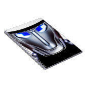 ロボット顔 ノートブック (右側)