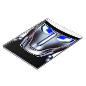 ロボット顔 ノートブック (左側)