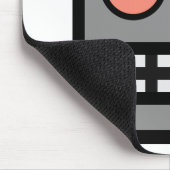 ロボット顔 マウスパッド (コーナー)