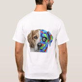 ロボット風Tシャツ Tシャツ (裏面)