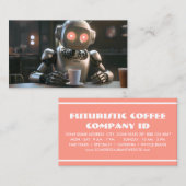 ロボット飲みコーヒー ロイヤリティカード (正面/裏面)