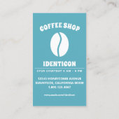 ロボット飲みコーヒー 名刺 (裏面)