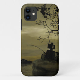 ロボット魚釣り iPhone 11 ケース