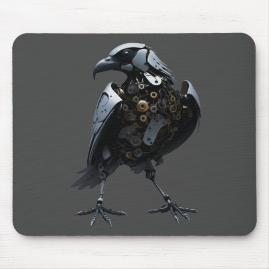 ロボット鳥 マウスパッド (正面)