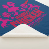 ロボット鶏おたくユニコーングラフィック シェルパブランケット (3/4)