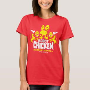 ロボット鶏おたくユニコーングラフィック Tシャツ