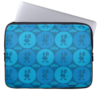 ロボット鶏サークルパターン ラップトップスリーブ