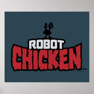 ロボット鶏ロゴ ポスター