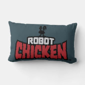 ロボット鶏ロゴ ランバークッション (裏面)