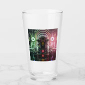ロボット1のガラスのタンブラー タンブラーグラス (正面)