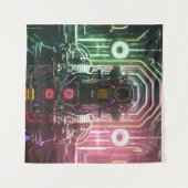 ロボット1のタペストリー タペストリー (正面(横))