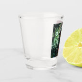 ロボット1ショットガラス ショットグラス (左)