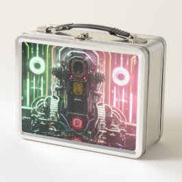 ロボット1ステンレス弁当箱 メタルランチボックス