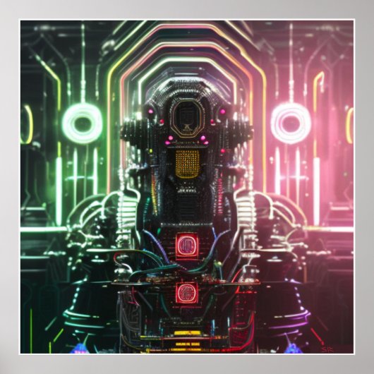 ロボット1マットポスター ポスター (正面)