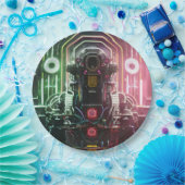 ロボット1大型紙プレート ペーパープレート (パーティー)