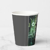 ロボット1紙カップ 紙コップ (右)