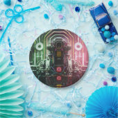 ロボット1紙プレート ペーパープレート (パーティー)