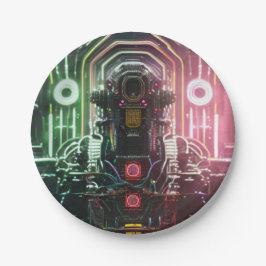 ロボット1紙プレート ペーパープレート