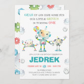 ロボット1 招待状 (正面/裏面)