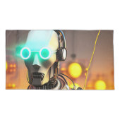 ロボット2キング枕ケース2面 枕カバー (裏面)