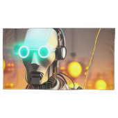 ロボット2グレーキング枕カバー対 枕カバー (正面左)