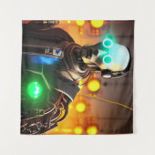 ロボット2タペストリー タペストリー (正面(横))