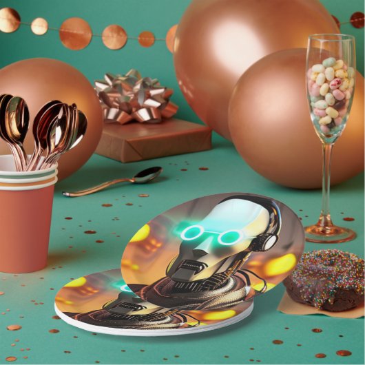 ロボット2紙プレート ペーパープレート (複数)