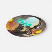 ロボット2紙プレート ペーパープレート (アングル)