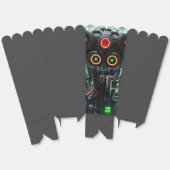 ロボット3ポップコーン箱 フェイバーボックス (見開き)