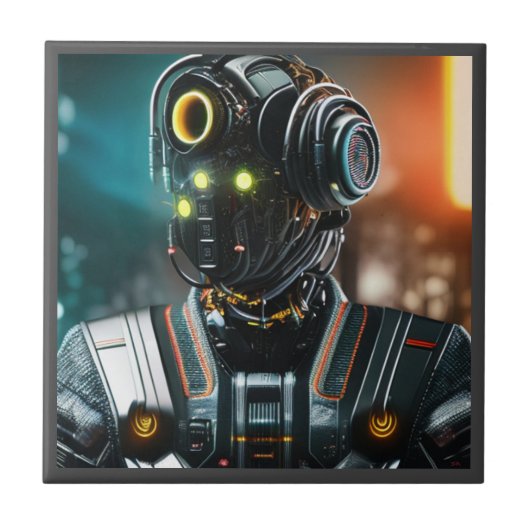 ロボット3小セラミックタイル タイル (正面)