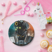 ロボット3紙プレート ペーパープレート (パーティー)