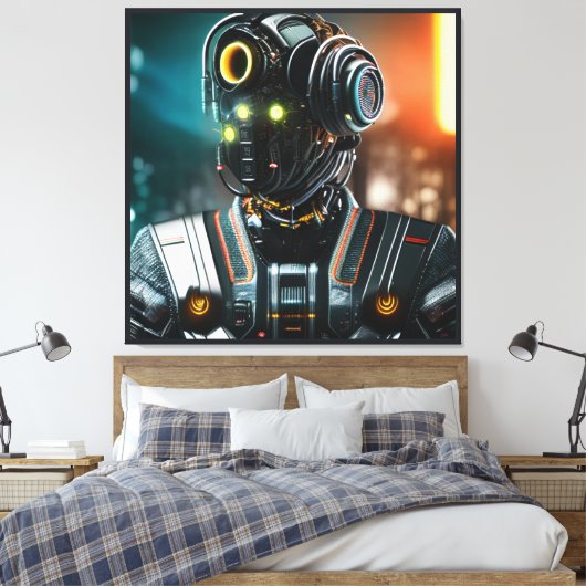 ロボット3 キャンバスプリント (インサイチュ (寝室))