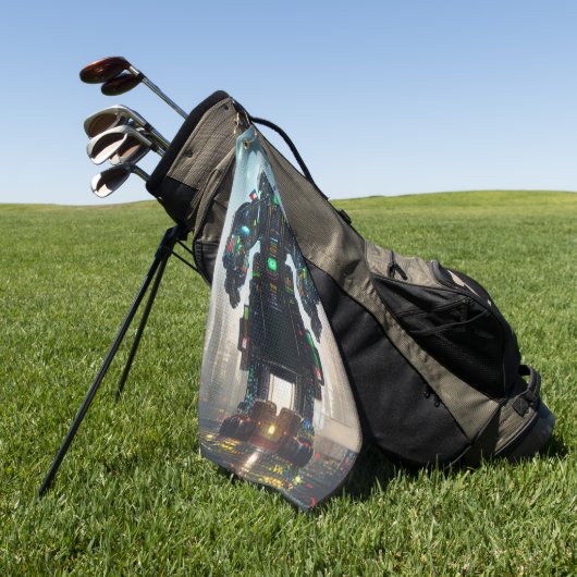 ロボット4ゴルフタオル ゴルフタオル (グリーン)